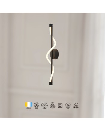 FUGAZ * APLIQUE LED - NEGRO